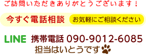 お問合せ・相談090-9012-6085